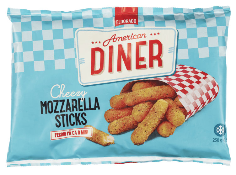 Mozzarella Sticks American Diner 250g Eldorado