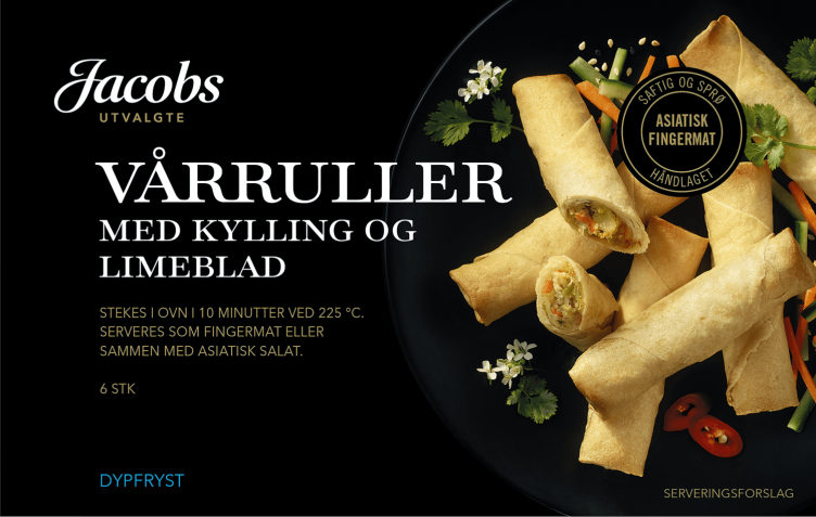 Våruller m/Kylling 180g Jacobs Utvalgte