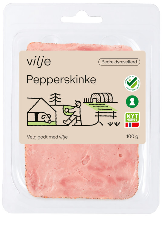 Pepperskinke 100g Vilje