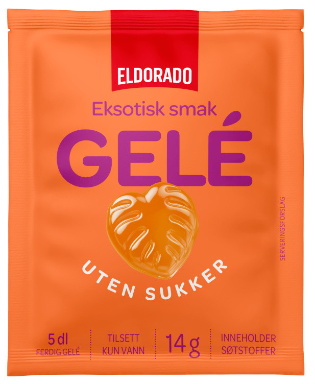 Gele Eksotisk Smak u/Sukker 14g Eldorado