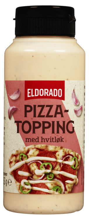 Pizzatopping m/hvitløk 150ml Eldorado