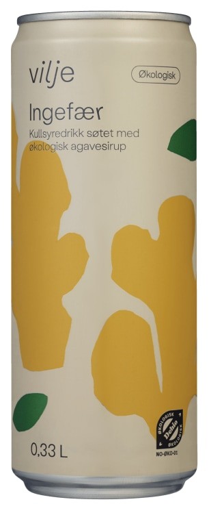 Vilje Ingefær 0,33l boks