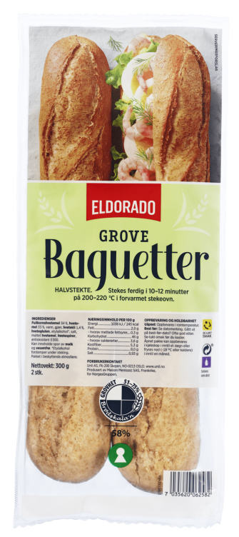 Baguetter Grove 2x150g Eldorado