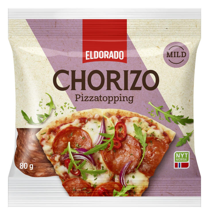 Pizzatopping Chorizo 80g Eldorado