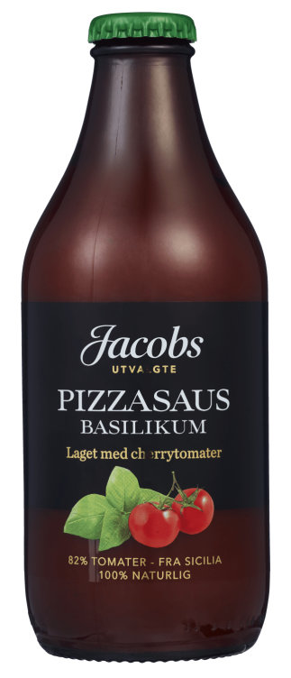 Pizzasaus Basilikum 330g Jacobs Utvalgte