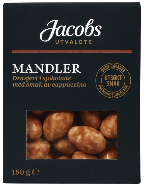 Mandler m/Cappuccinosjokolade 150g