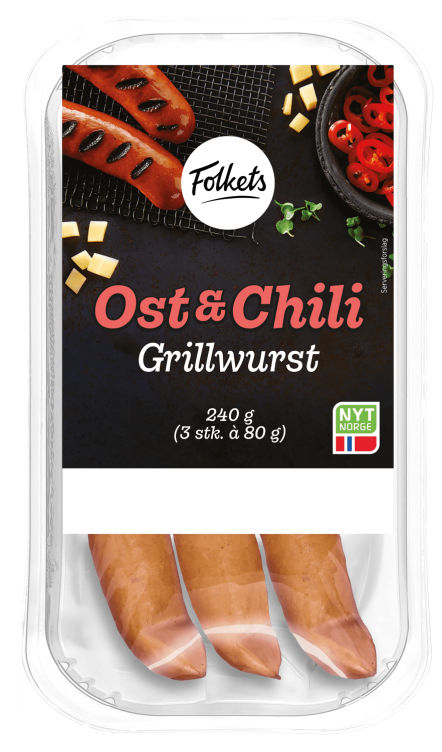 Ost&chiligrill 240g Folkets