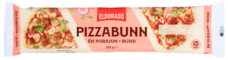 Pizzabunn Rund 280g Eldorado