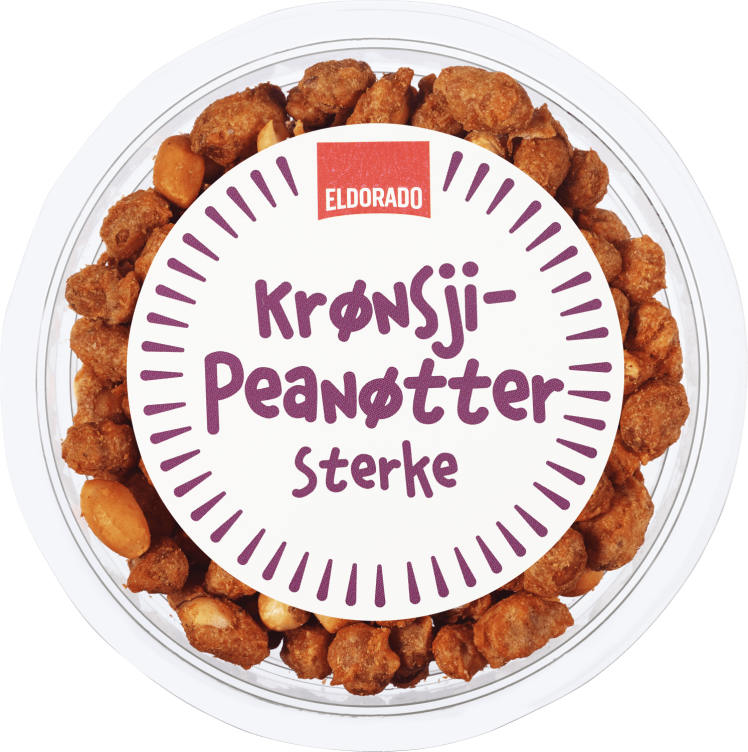 Peanøttkrønsj Katjang Pedis 125g Eldorado
