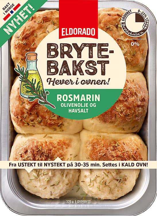 Brytebakst m/rosmarin&salt 300g Eldorado