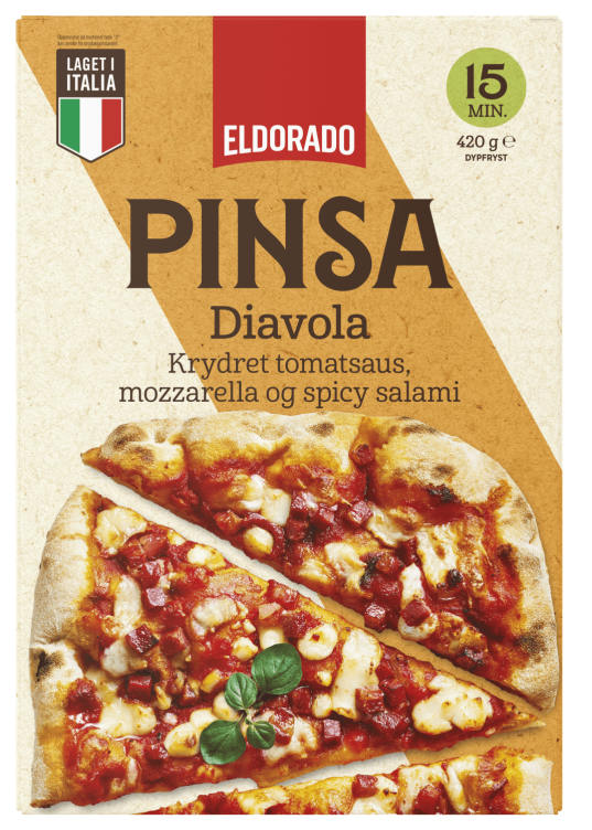 Pinsa Diavola 410g Eldorado