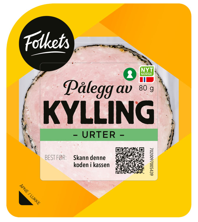 Kyllingpålegg Krydder 80g Folkets