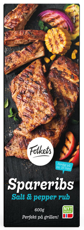 Spareribs 600g Folkets