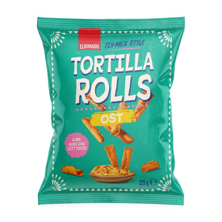 Tortilla Rolls m/ost 125g Eldorado