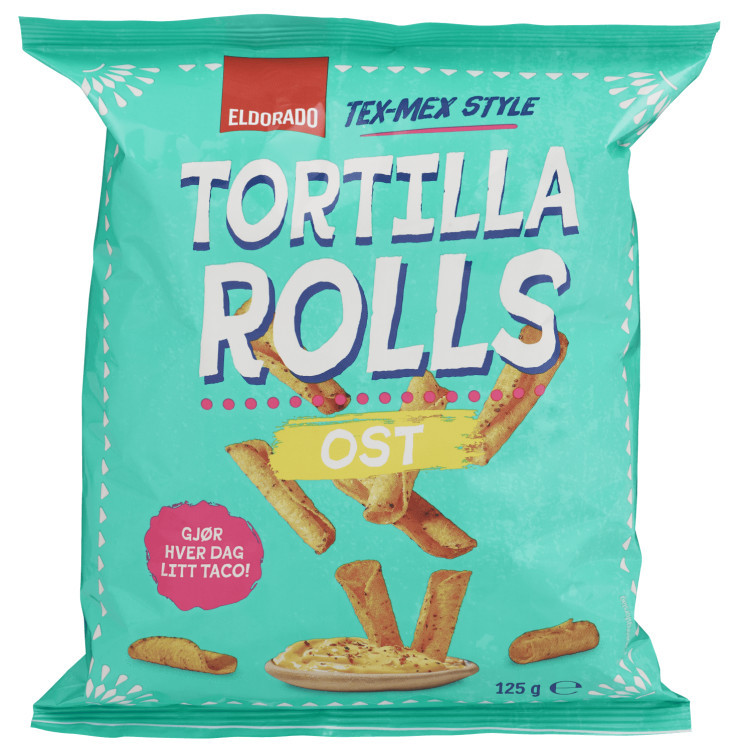 Tortilla Rolls m/ost 125g Eldorado