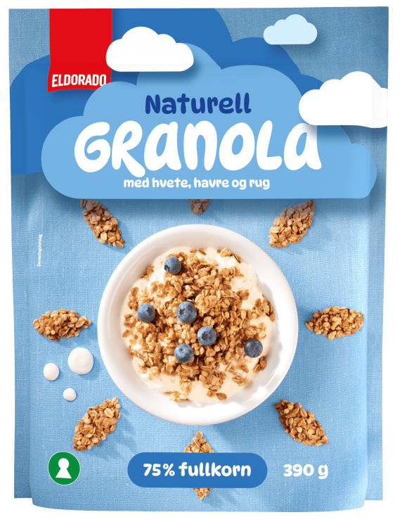Granola Naturell 390g Eldorado