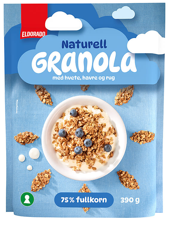 Granola Naturell 390g Eldorado