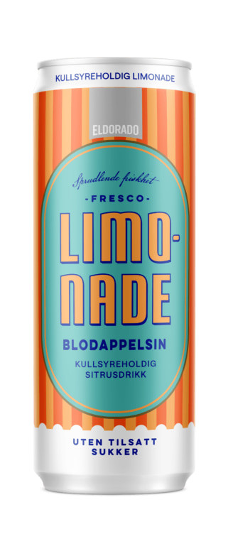 Limonade Blodappelsin 0,33l boks Eldorado