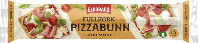 Pizzabunn Langpanne Fullkorn 550g Eldorado