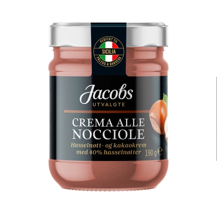 Crema Alle Gianduia 190g Jacobs Utvalgte