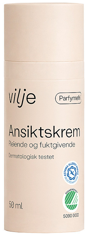 Ansiktskrem 50ml Vilje