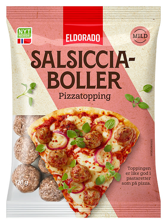 Pizzatopping Salsicciaboller 120g Eldorado