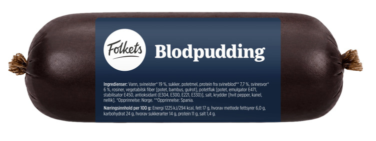 Blodpudding 400g Folkets