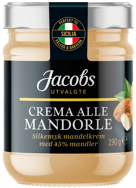 Crema Alle Mandorle 190g Jacobs Utvalgte