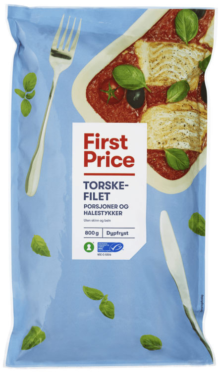 Torskefilet Msc 800g First Price