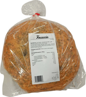 Focaccia 550g Idea