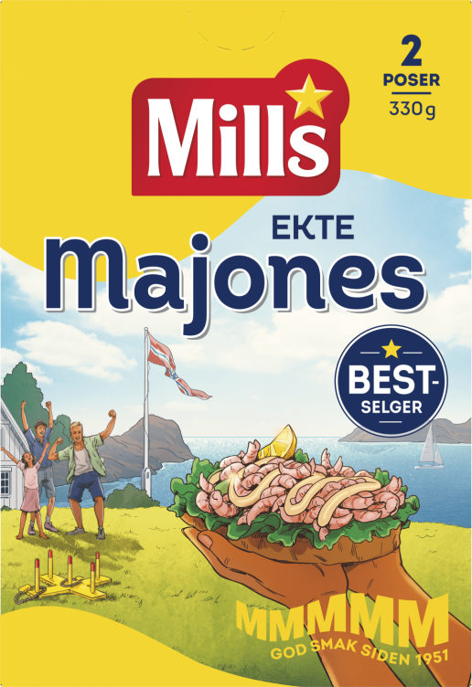Majones Ekte 2pk 330g Mills