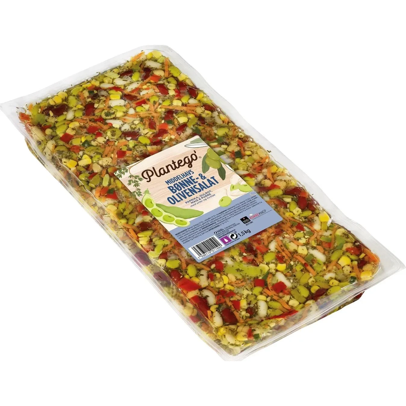 Bønnesalat 1,5kg Plantego