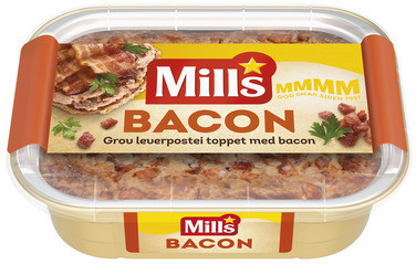 Mills Ovnsbakt Baconpostei 185g