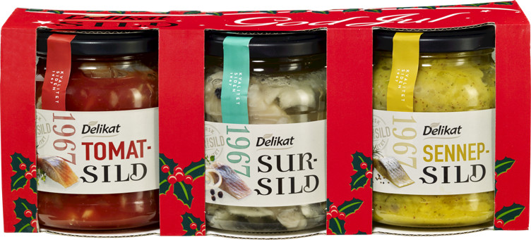 Julesild 3x380g Delikat