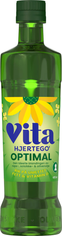 Optimal Olje 495ml Vita Hjertego