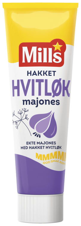 Hvitløksmajones 95g Mills