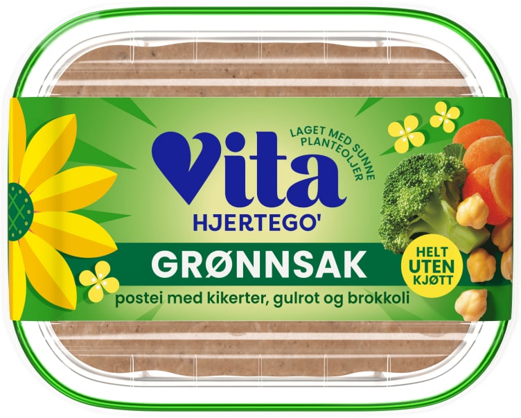 Grønnsakspostei 175g Vita Hjertego