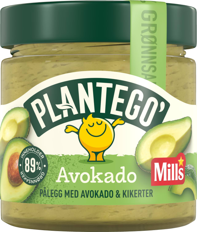 Grønnsakspålegg Avokado 165g Plantego'