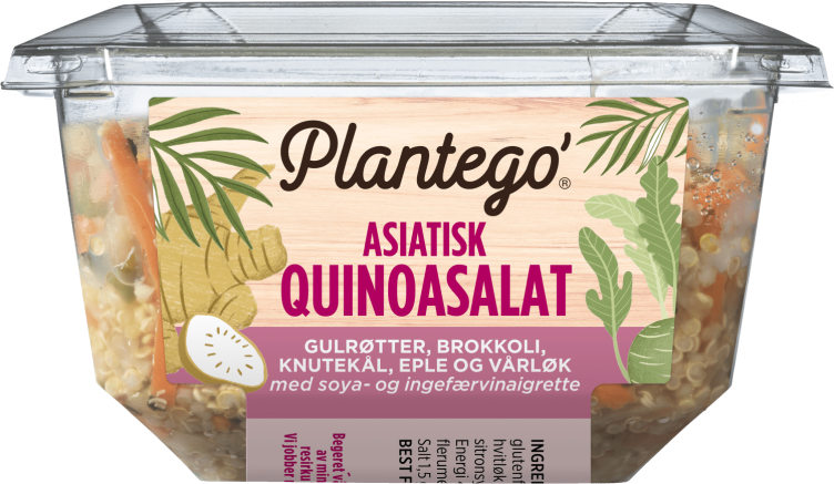 Quinoasalat Asiatisk 300g Plantego'