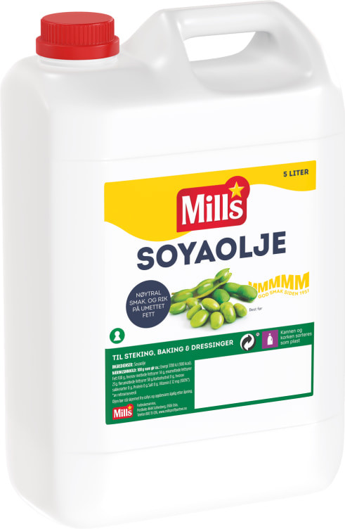 Soyaolje 5l Mills