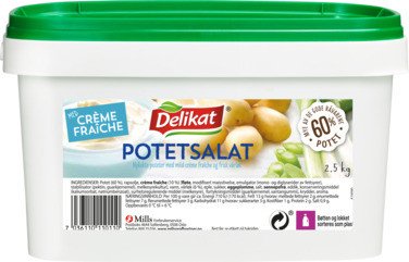 Delikat Potetsalat Creme Fraîche 2.5kg
