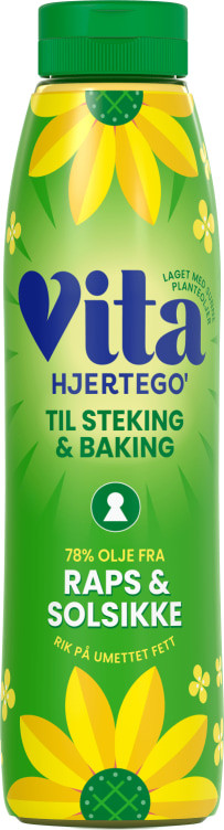 Margarin Flytende 500ml Vita Hjertego