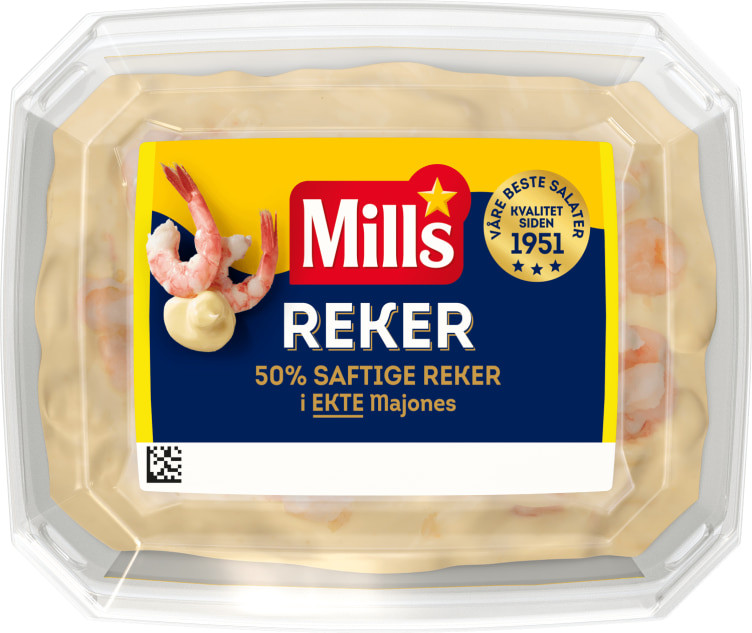 Reker i Majones 180g Mills