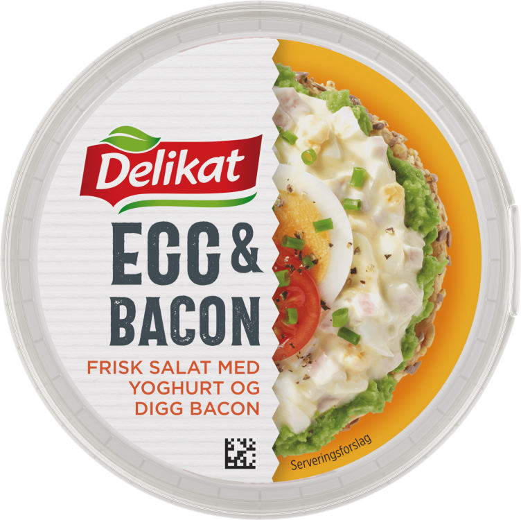 Egg&Bacon Salat 170g Delikat