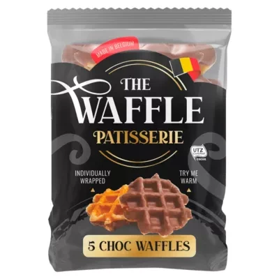 The Waffle Patisserie Choc Waffles 5 x 60g (300g)