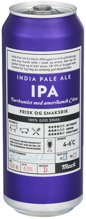 Mack Ipa 4,5% 0,5l boks