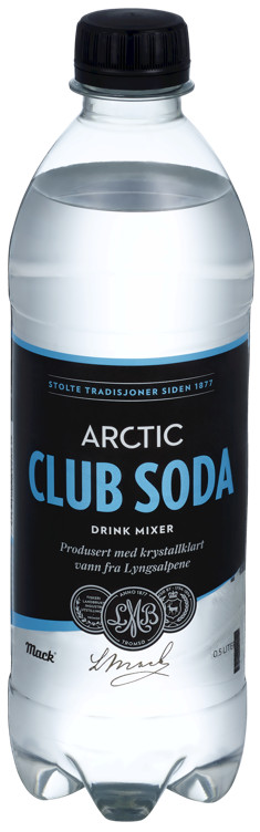Club Soda 0,5l flaske Arctic