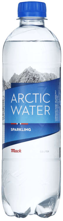 Mack Arctic Water Sparkling 0,5l flaske
