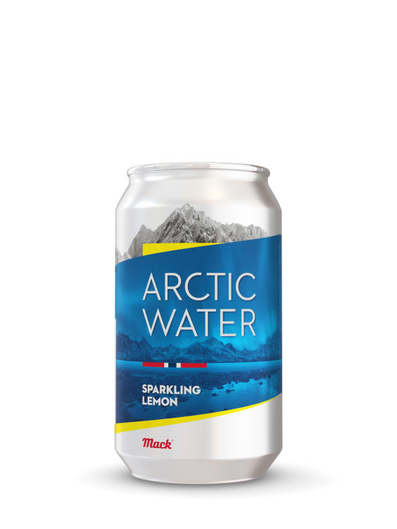 Mack Arctic Water Sparkling Sitron 0,33l boks