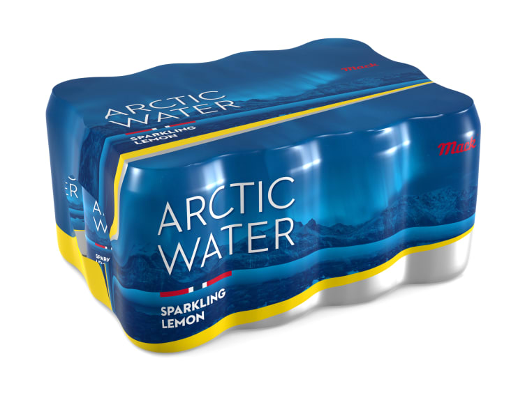 Mack Arctic Water Sparkling Sitron 0,33lx12 boks